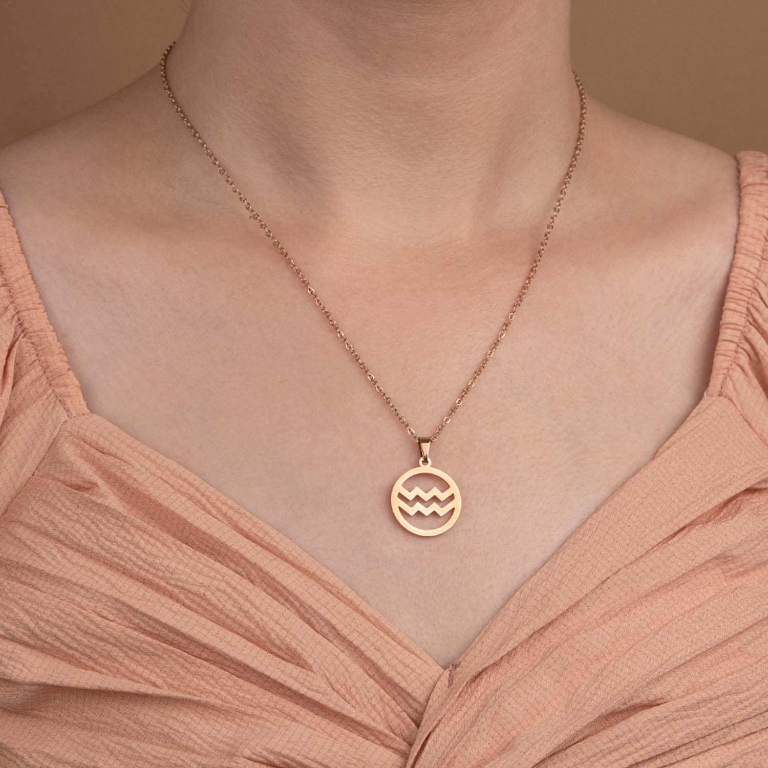 Aquarius Necklace Earring Set (21 Jan - 19 Feb) - Image 2