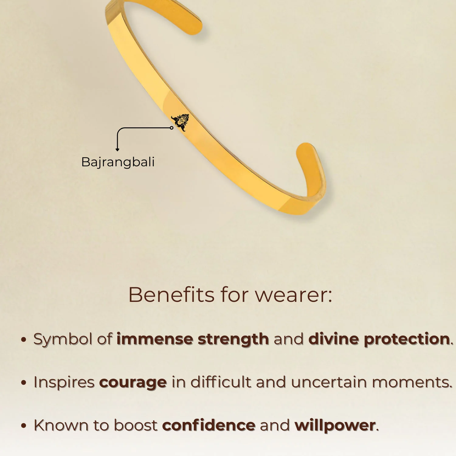 Bajrangbali Gloss Cuff Adjustable Bracelet - Image 10