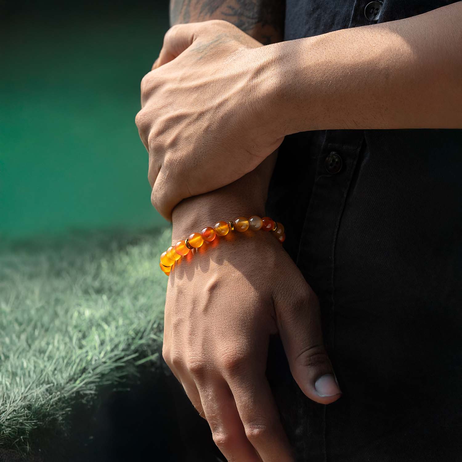 Empowering Carnelian Natural Stone Bracelet - Image 3