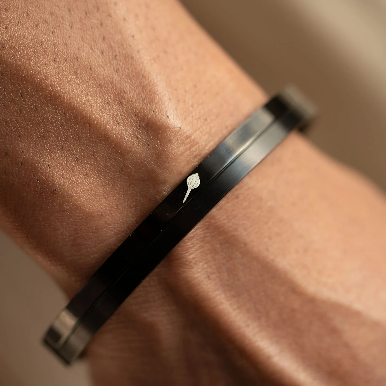Hanuman Gada Oval Kada Bracelet