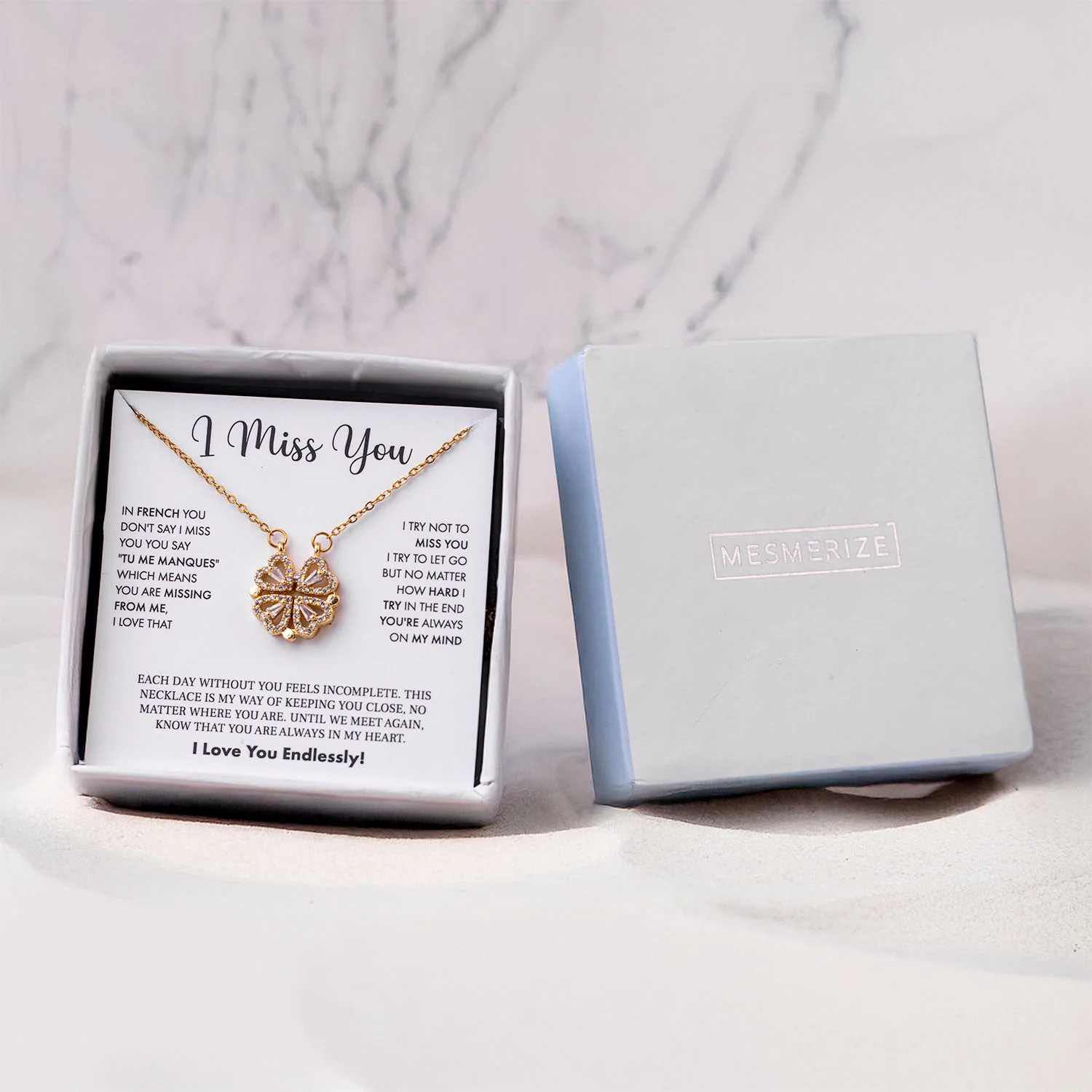I Miss You Card With Necklace For Women - Image 16