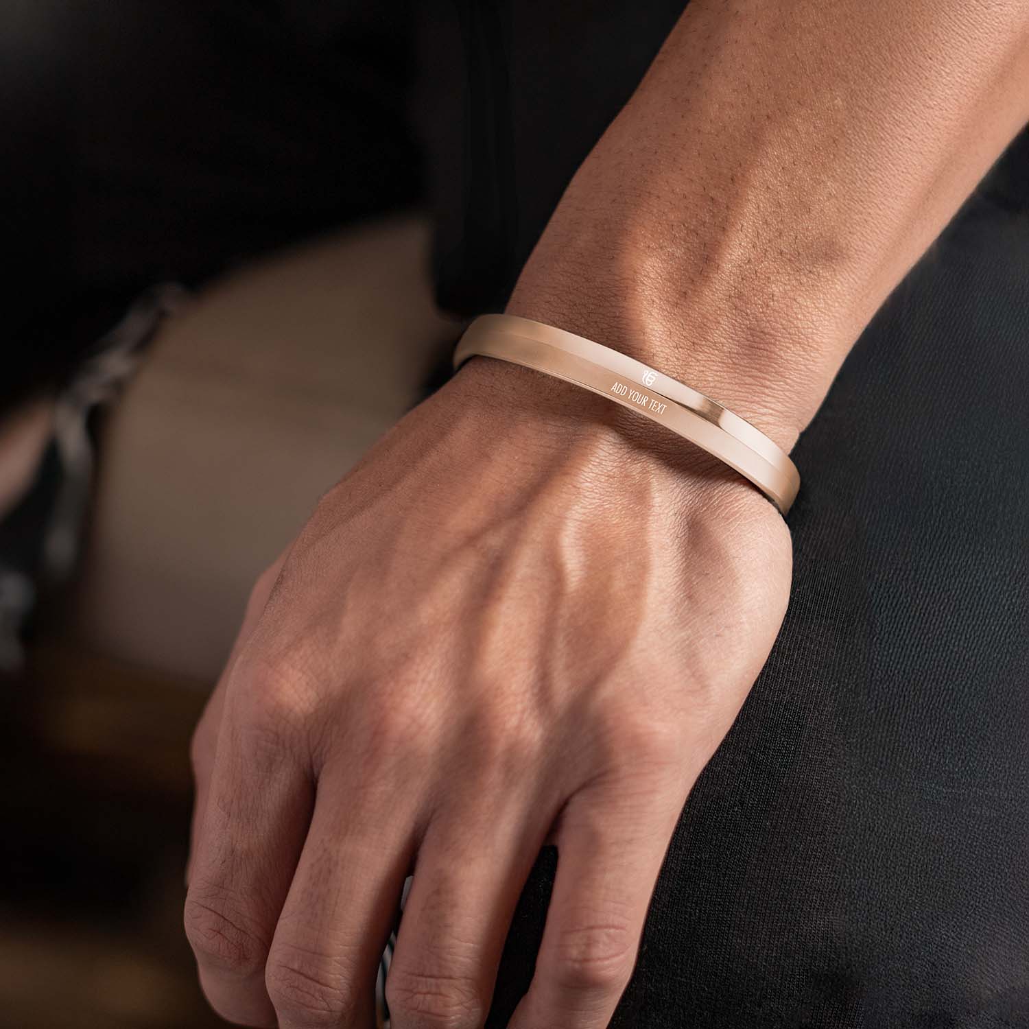 Ik Onkar Dual Finish Oval Kada Bracelet - Image 42