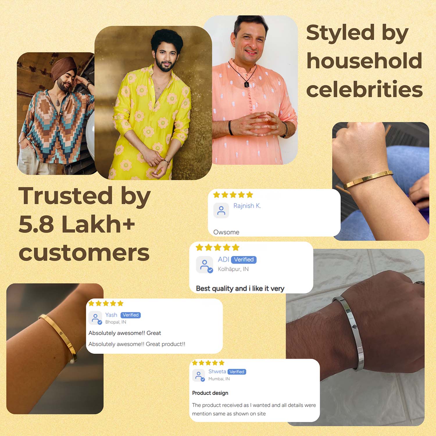 Ik Onkar Gloss Cuff Adjustable Bracelet - Image 5