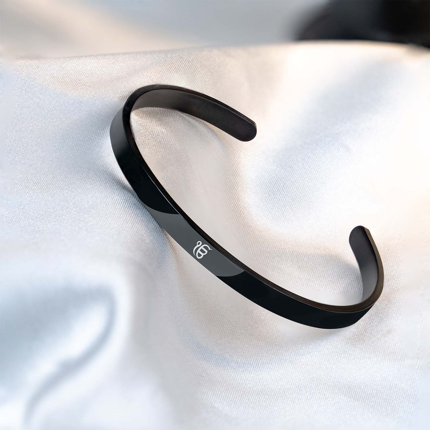 Ik Onkar Gloss Cuff Adjustable Bracelet - Image 9