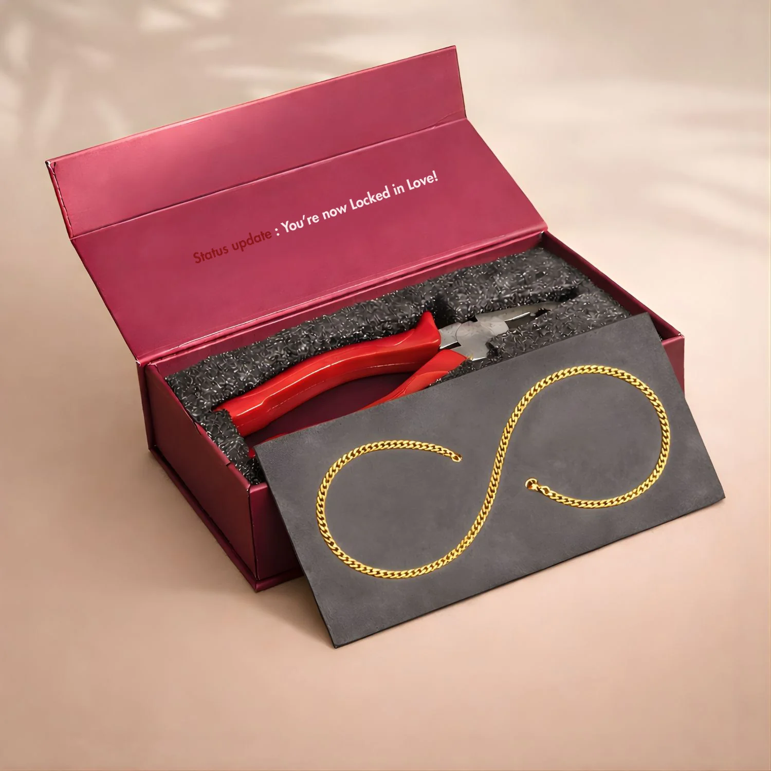 Love Locked Permanent Couple Bracelet Kit