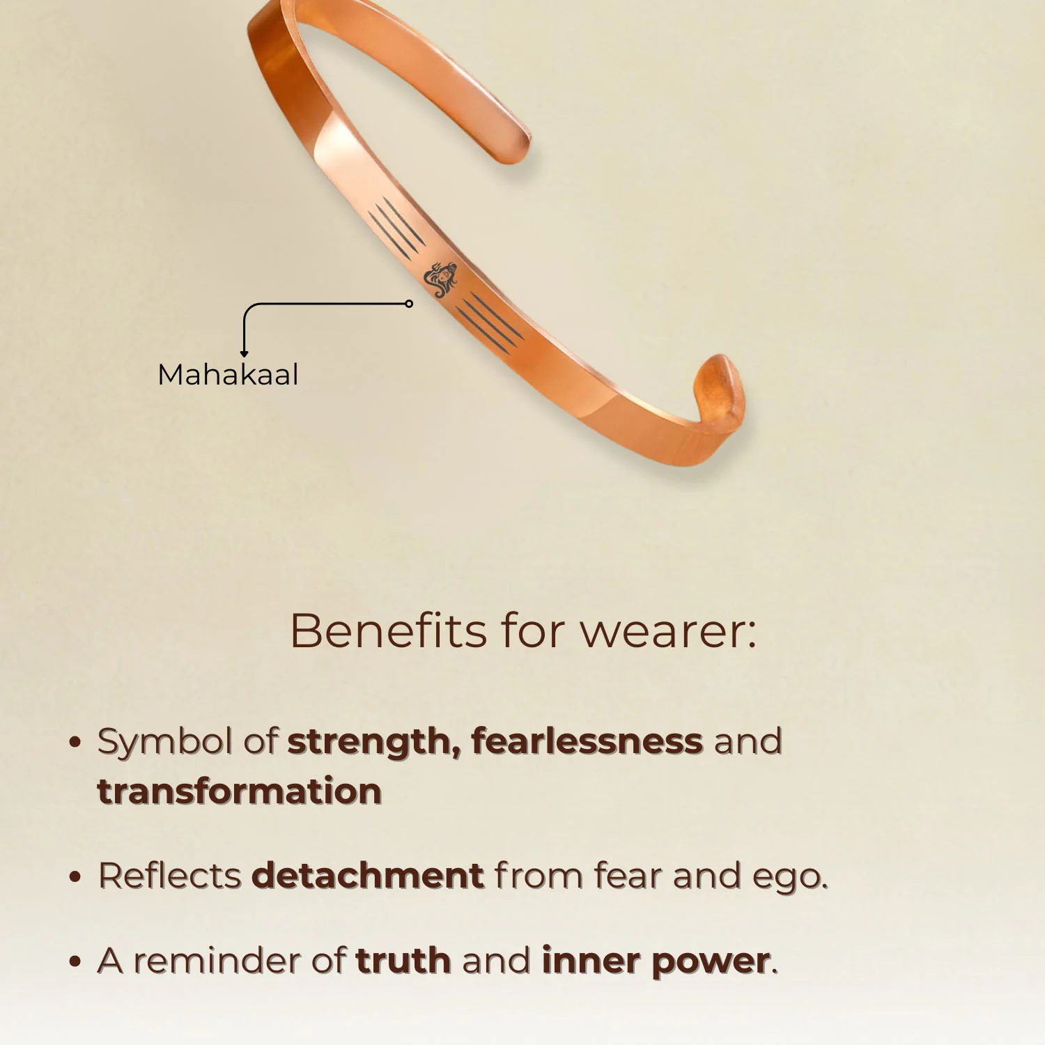 Mahakaal Gloss Cuff Adjustable Bracelet - Image 26
