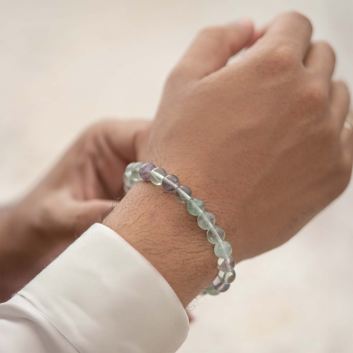 Opulent Multi Fluorite Natural Stone Bracelet - Image 12