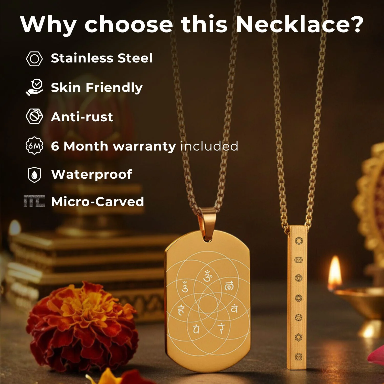 Protector Hanuman Godform Tag Necklace - Image 11