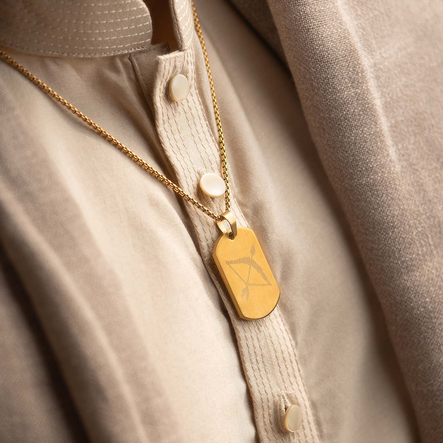 Ram Baan MicroCarved Tag Necklace - Image 19