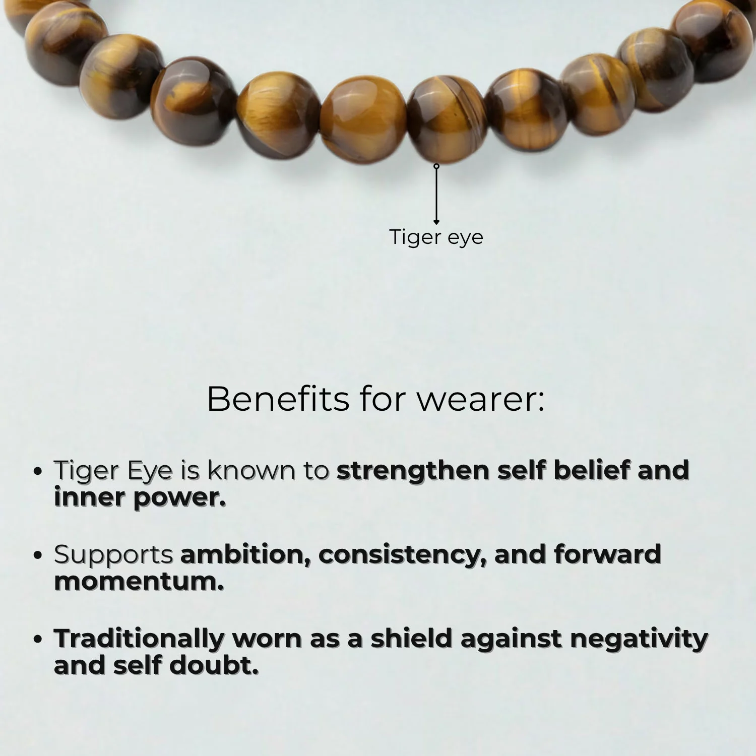 Courageous Tiger Eye Natural Stone Bracelet - Image 11