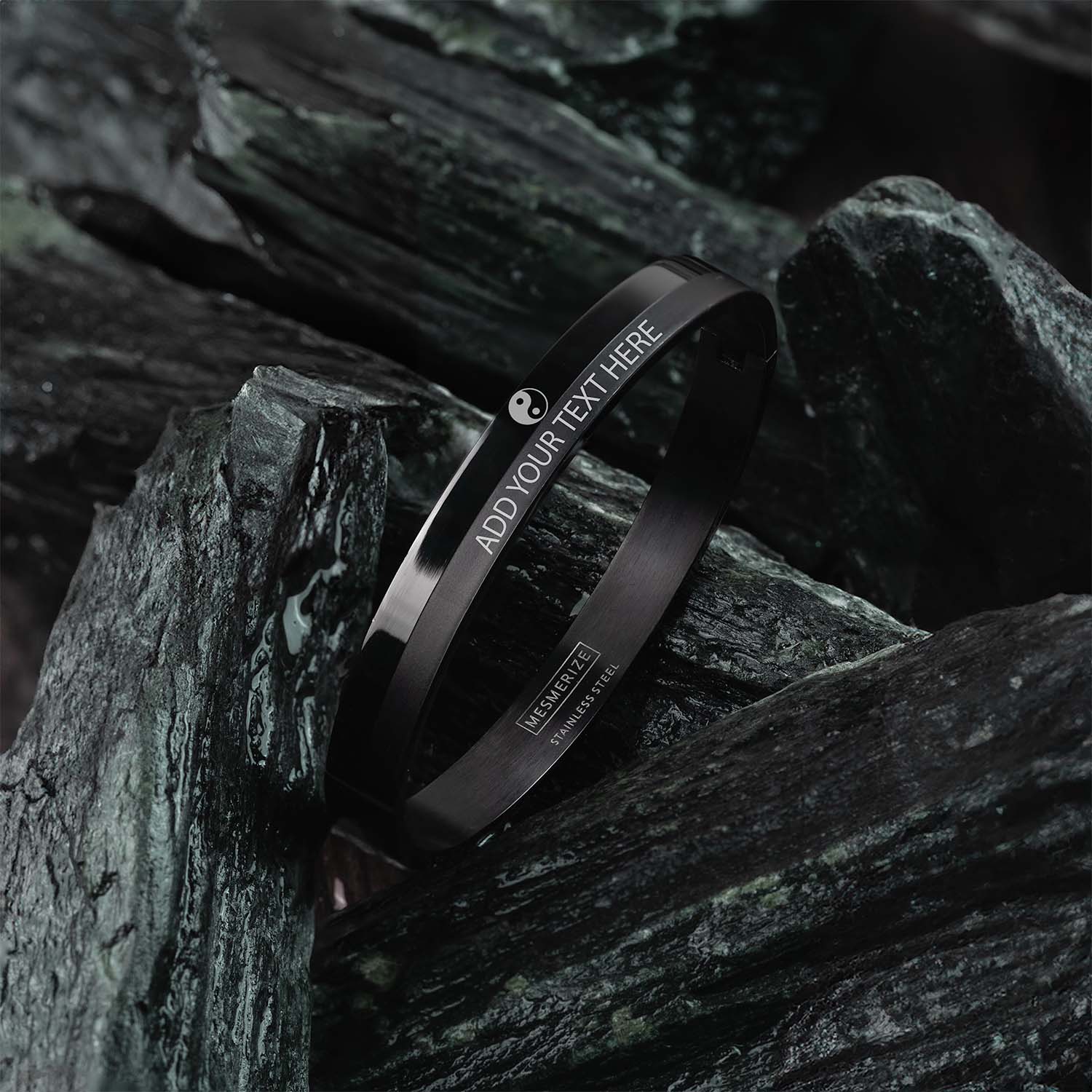 Yin Yang Oval Kada Bracelet - Image 7